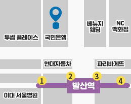 병원지도 약도